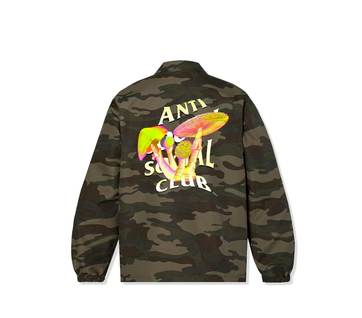 Anti Social Social Club Psilo Coach Jacket Camo
