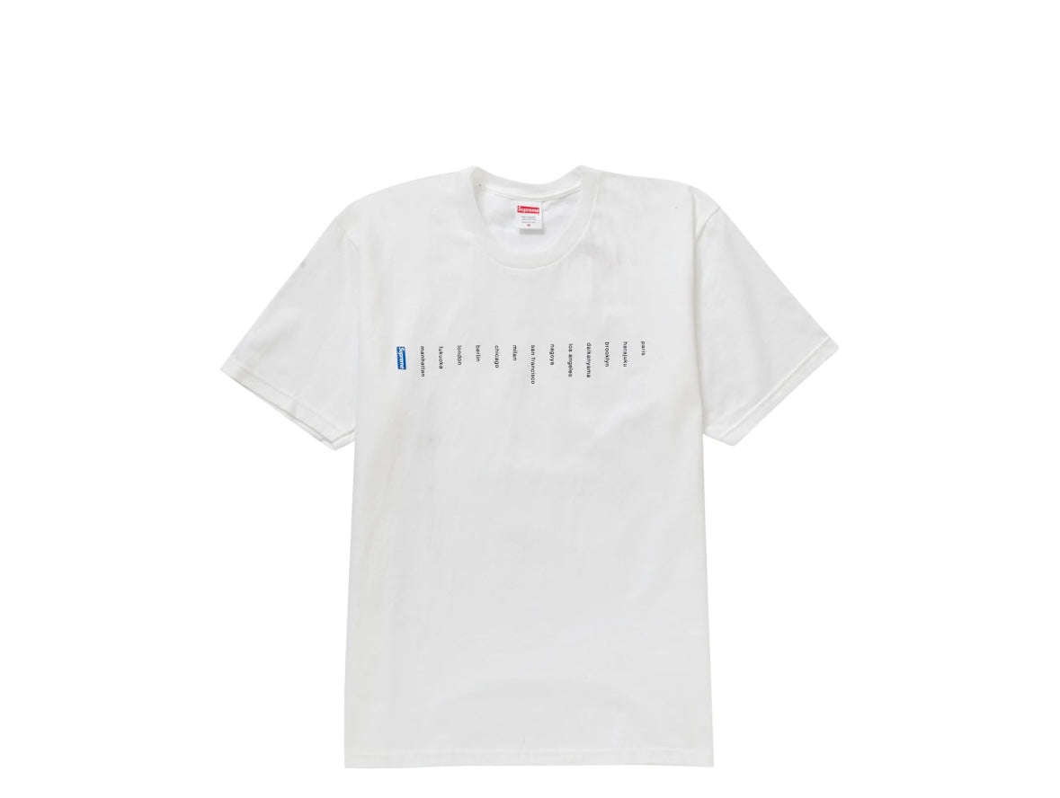 Supreme Location Tee White