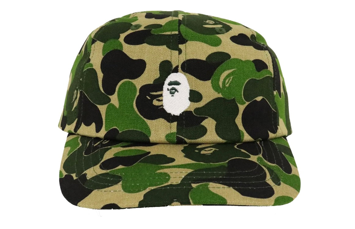 ВАРЕ ABC Camo Ape Head Panel Cap Green