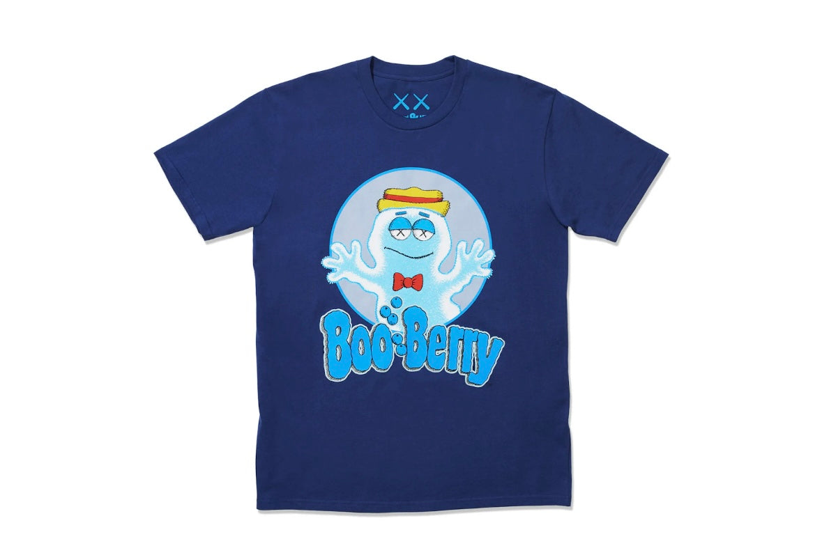KAWS x Monsters Boo Berry T-shirt Blue