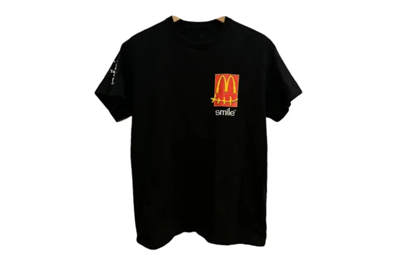 Travis Scott Cactus Jack Smile McDonald’s Tee Black