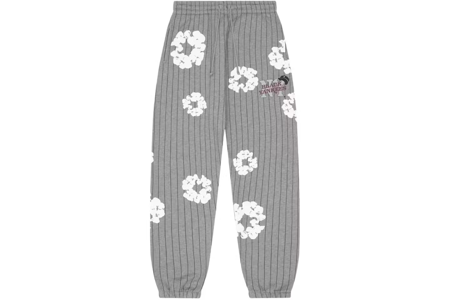 Denim Tears Pinstripe Wreath Sweat pant Grey