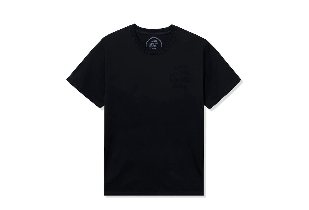 Anti Social Social Club Cancelled Tonal Tee Black