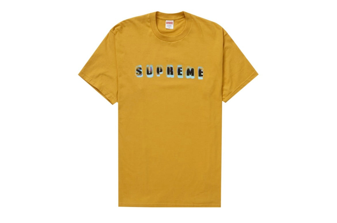 Supreme Stencil Tee Mustard
