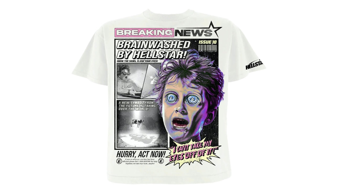 Hellstar Breaking News T-Shirt
White