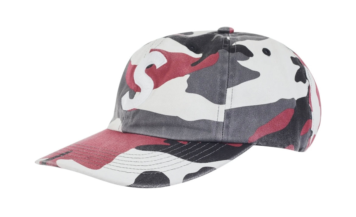 Supreme Pigment Print S Logo 6- Panel (FW23) Red Camo