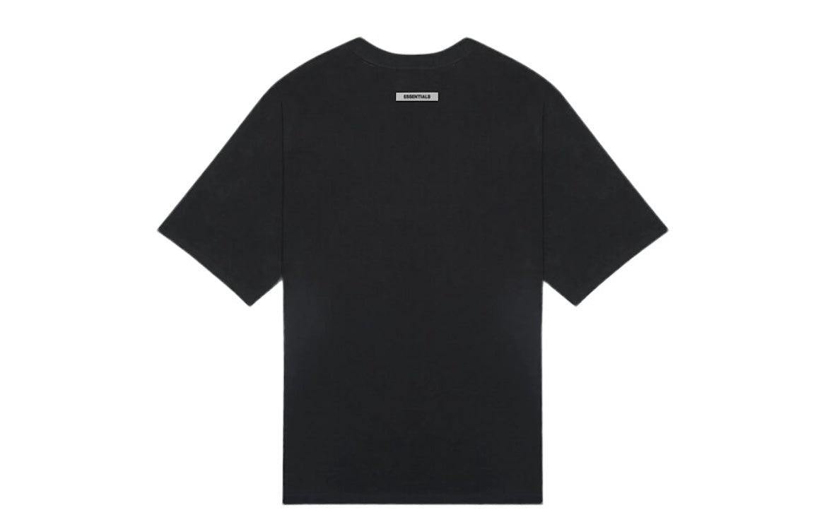 Fear of God Essentials Boxy T-Shirt Applique Logo Black