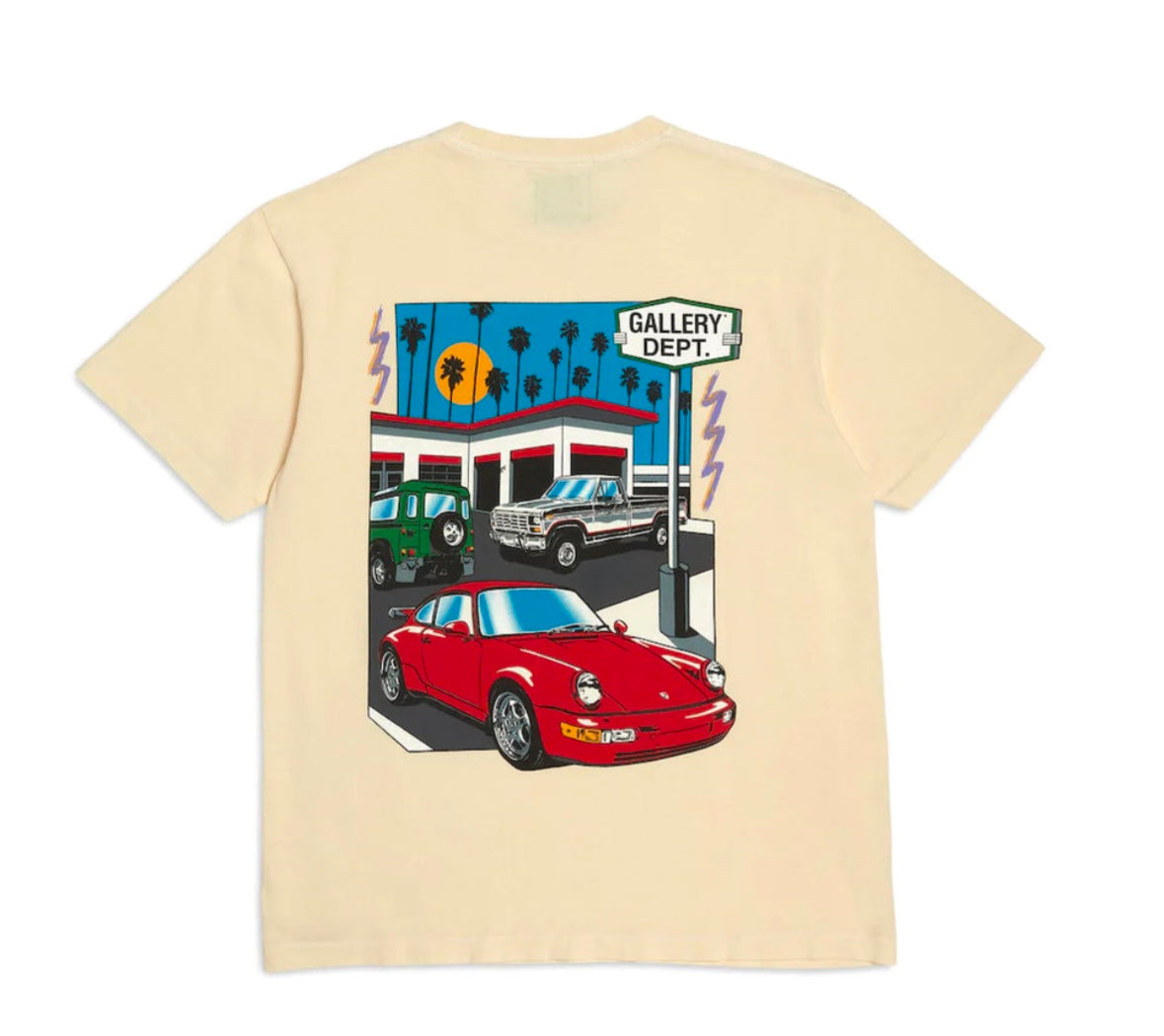Gallery Dept. Drive Thru Boxy Fit Tee Cream