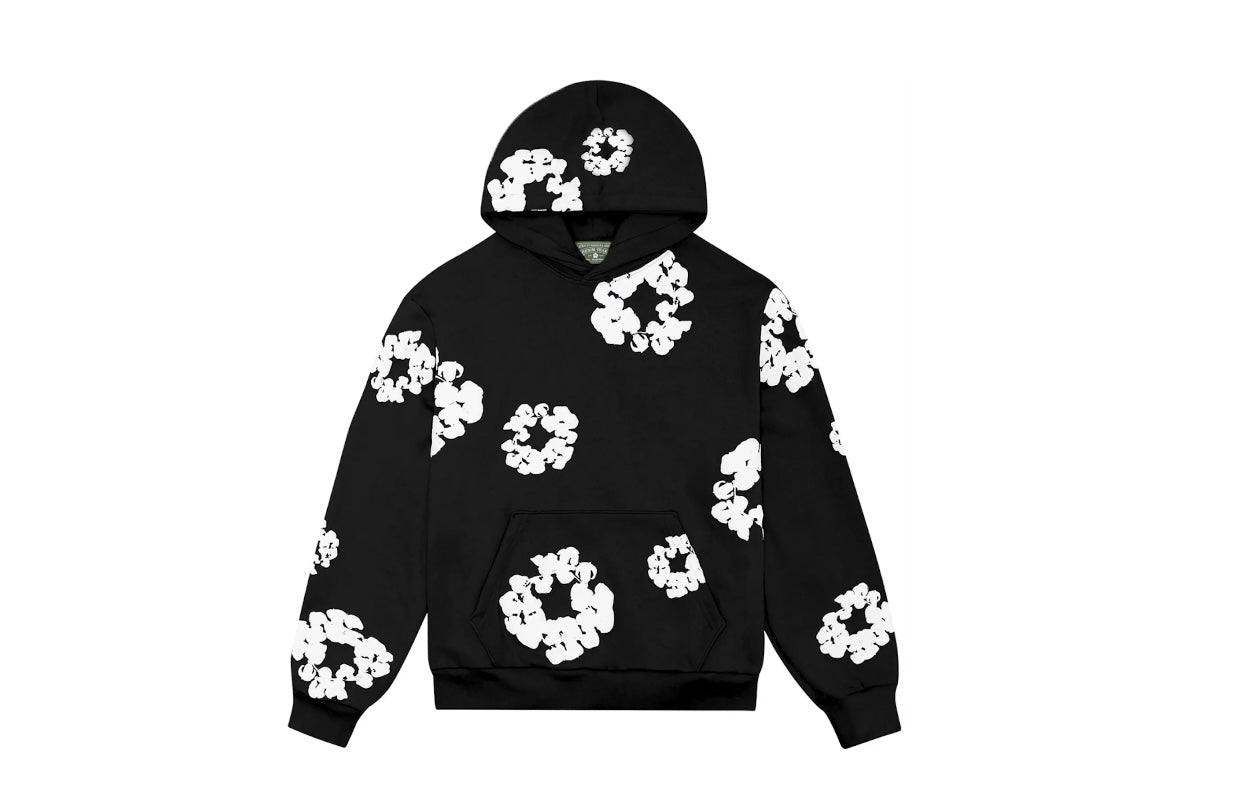 Denim Tears The Cotton
Wreath Sweatshirt Black