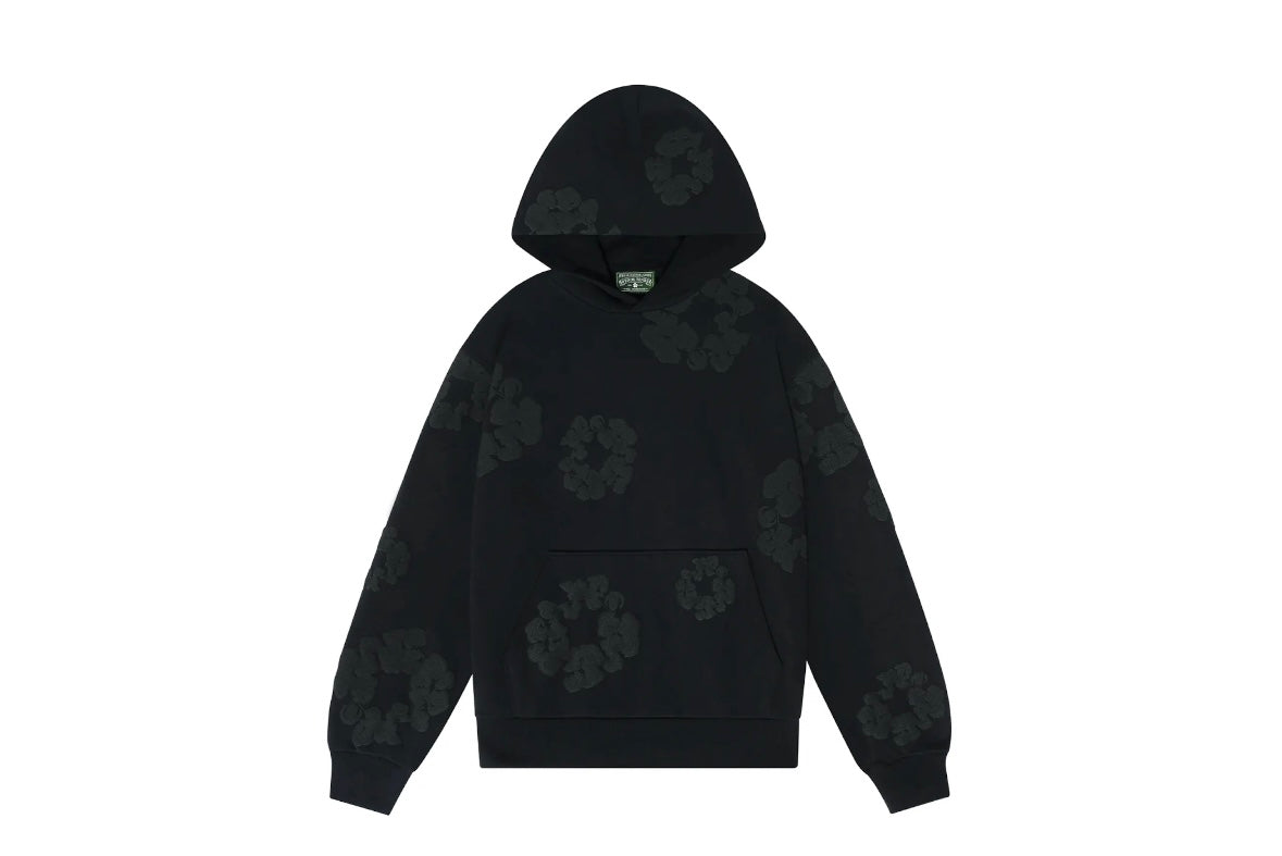 Denim Tears Cotton Wreath Hoodie
Black Monochrome