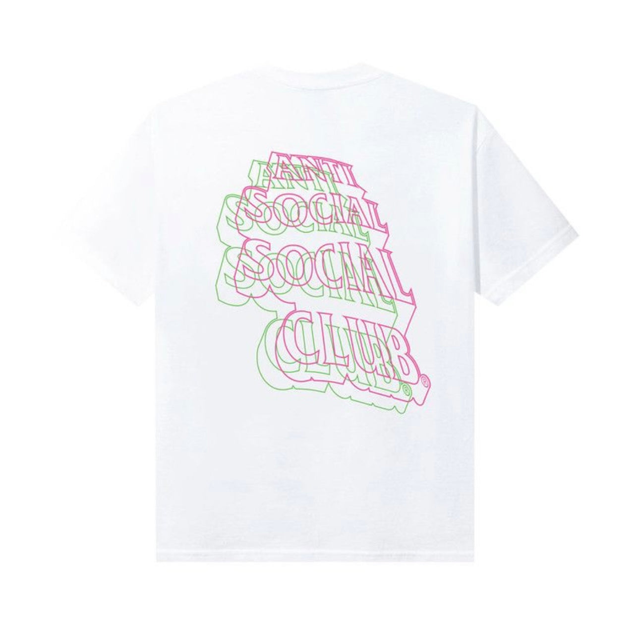 Anti Social Social Club Neon Lights And A Lot Of Rain Tee