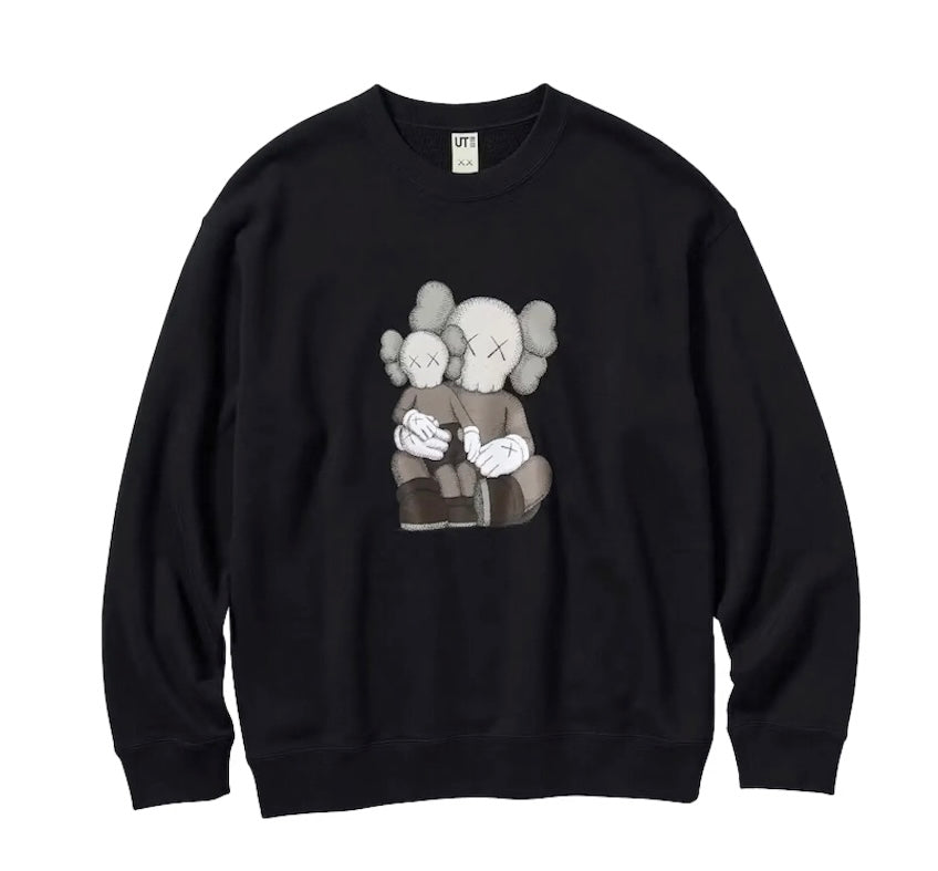 KAWS × Uniqlo Longsleeve Sweatshirt Black