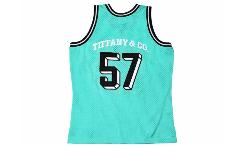 Tiffany & Co. x NBA x Mitchell & Ness Basketball Jersey Tiffany Blue/Black