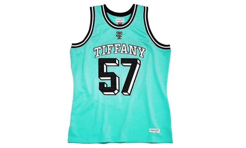Tiffany & Co. x NBA x Mitchell & Ness Basketball Jersey Tiffany Blue/Black