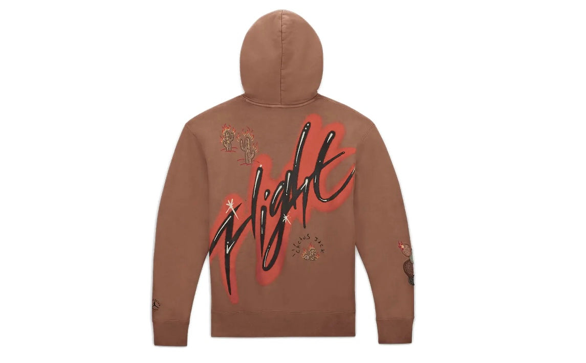 Travis Scott x Jordan Flight
Graphic Hoodie Archaeo Brown