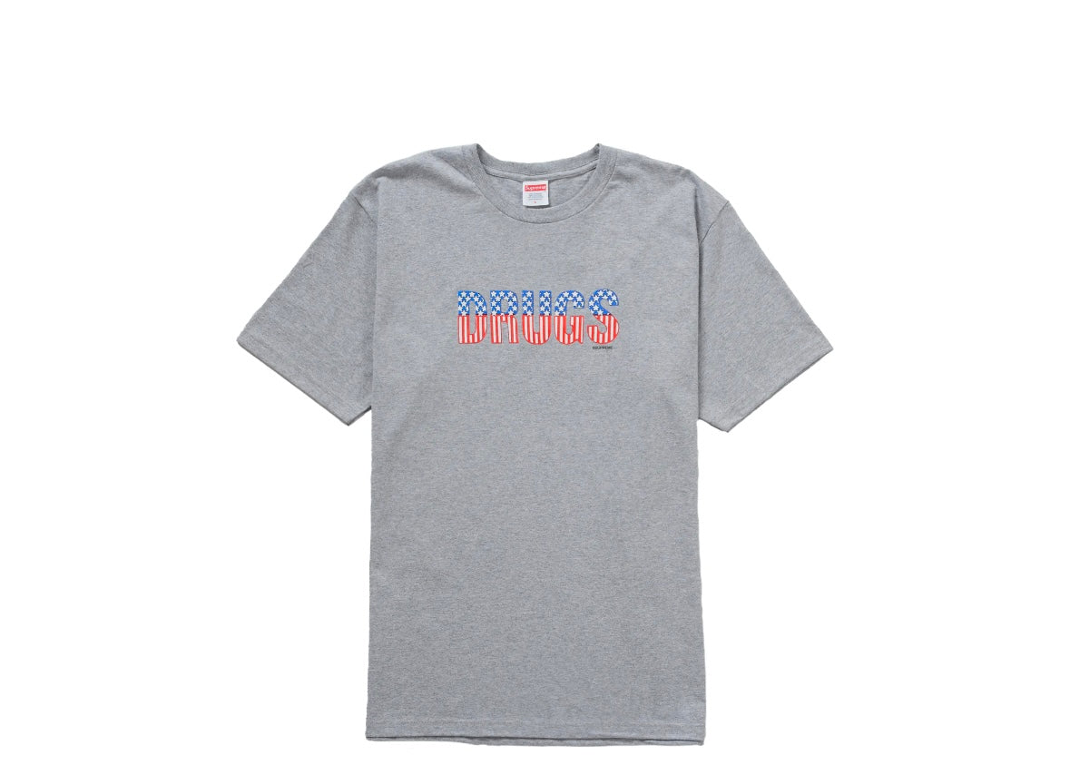Supreme Drugs Tee Heather Grey