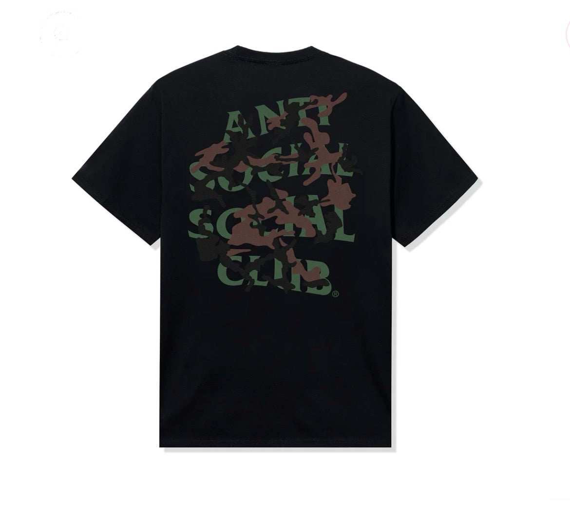 Anti Social Social Club Destroying My Mind Reflective Tee Black