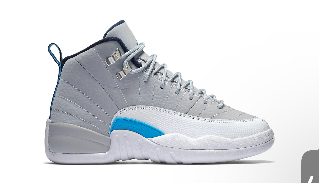 Jordan 12 Retro Grey University Blue