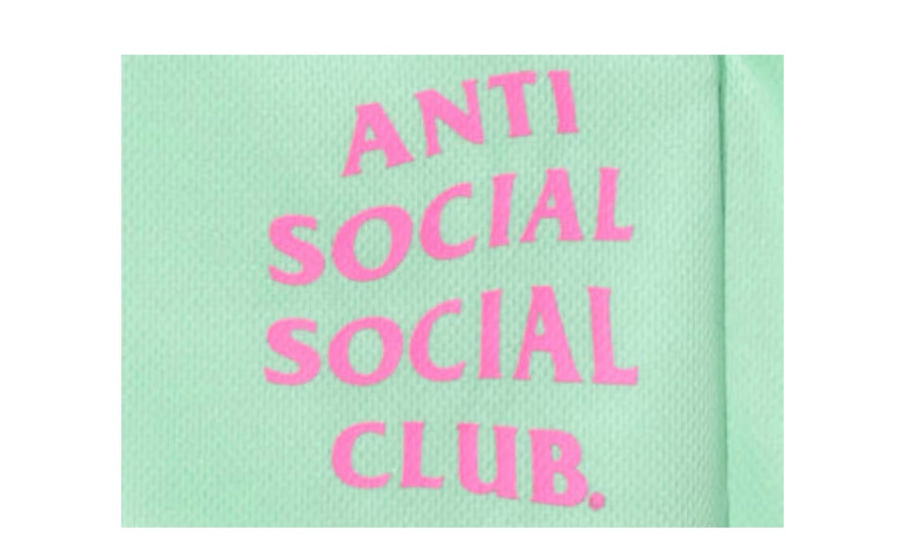 Anti Social Social Club Never Made The Team Mint Mesh Shorts