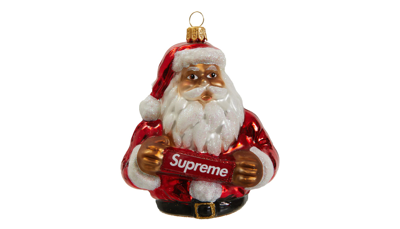 Supreme Santa Ornament Red