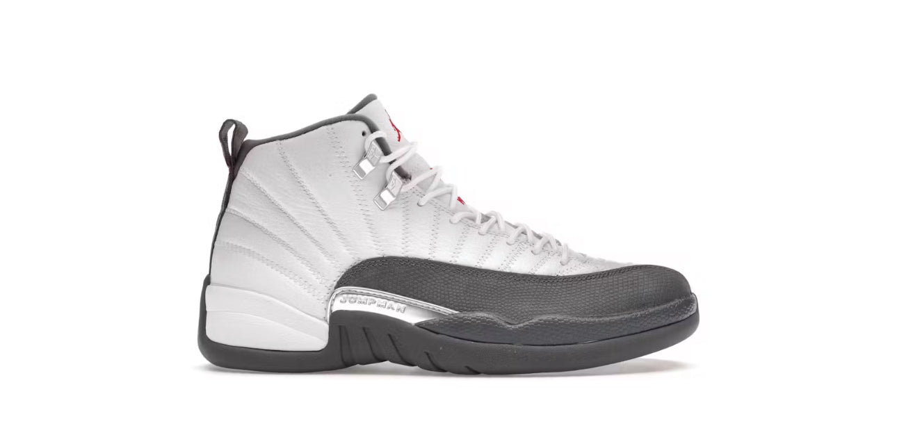 Jordan 12 Retro White Dark Grey