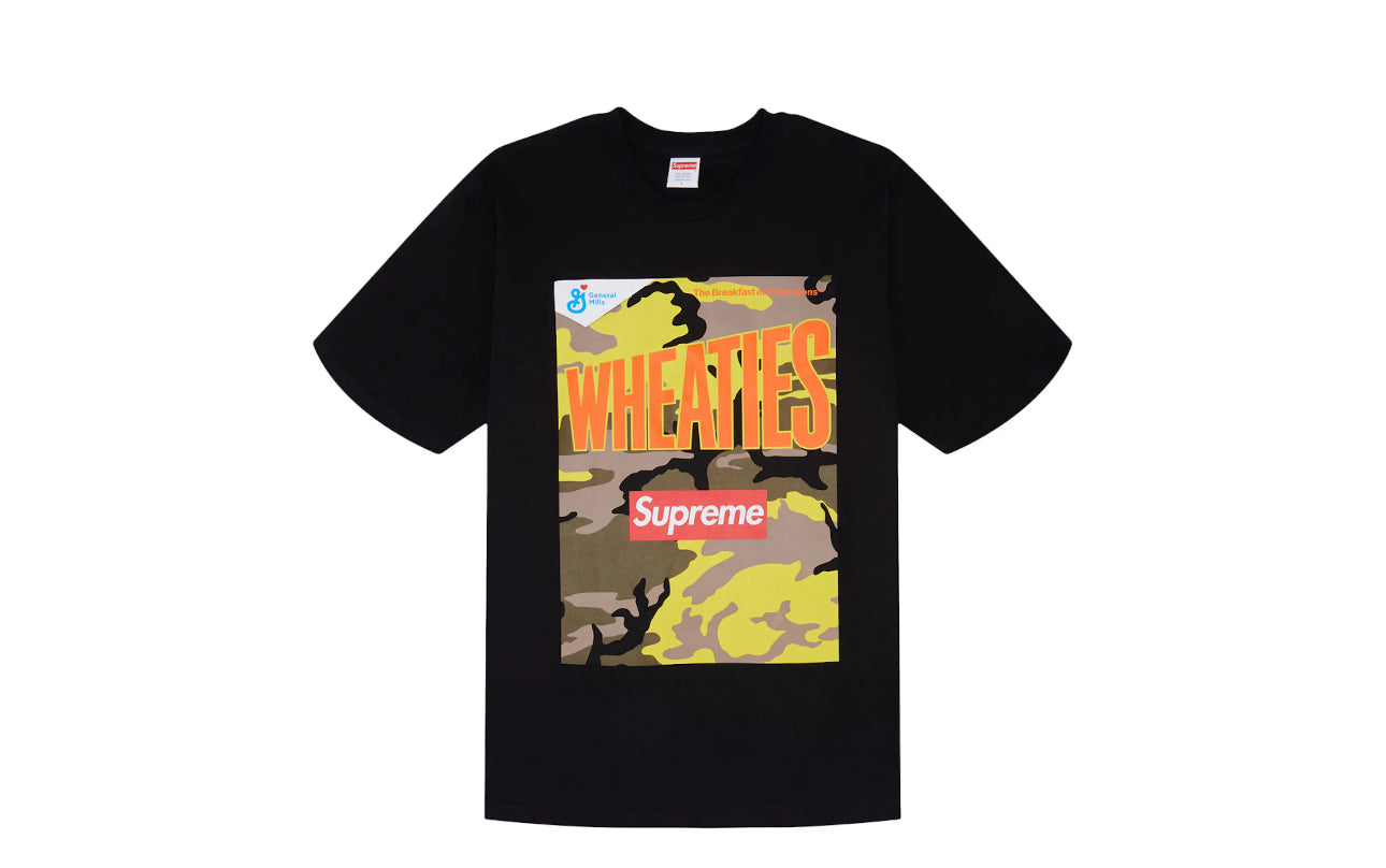 Supreme Wheaties Tee Black