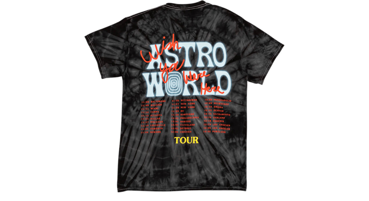 Travis Scott No Bystanders Tee
Black Tie Dye