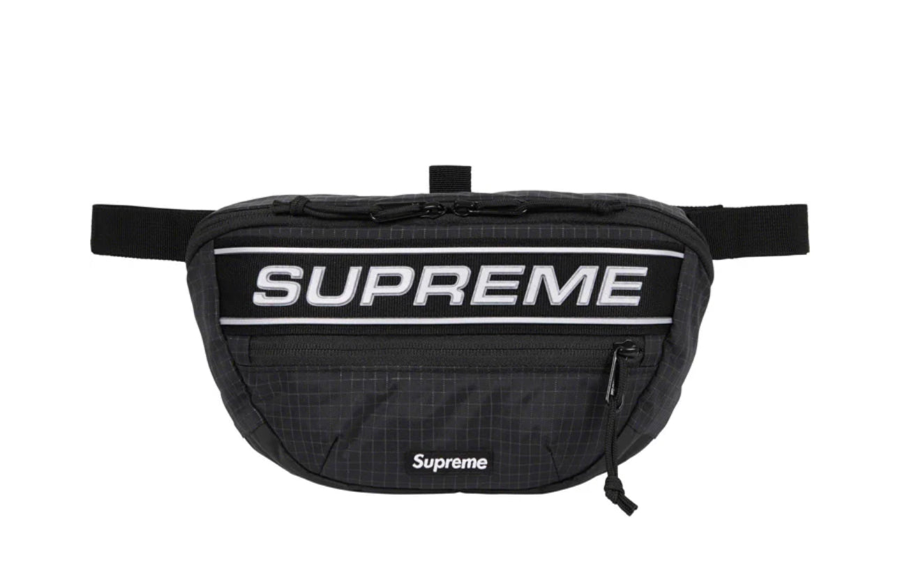 Supreme Small Cinch Pouch Black – Stepsshoeretailer