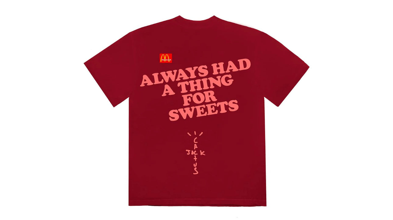 Travis Scott x McDonald's Apple Pie T-shirt Red
