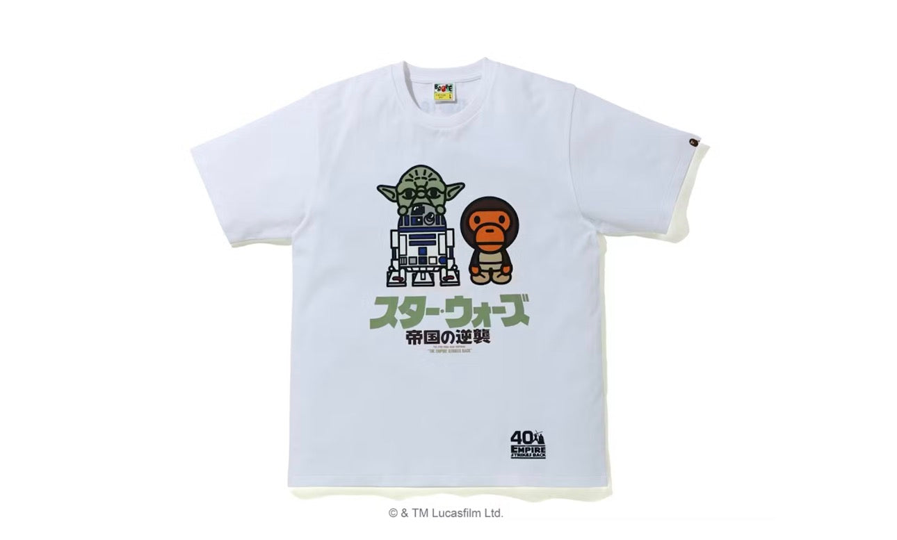 BAPE X Star Wars Baby Milo & Yoda Tee