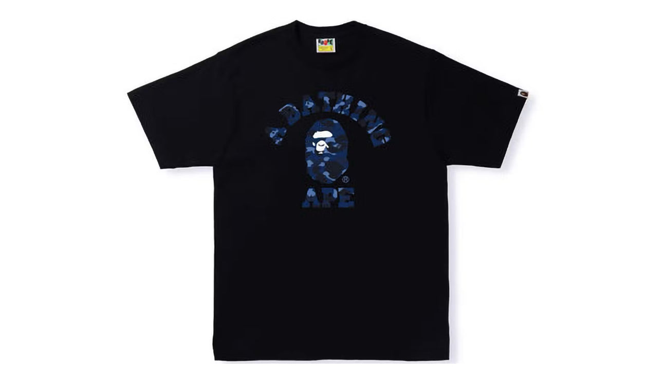 BAPE Color Camo College Tee Black/Navy