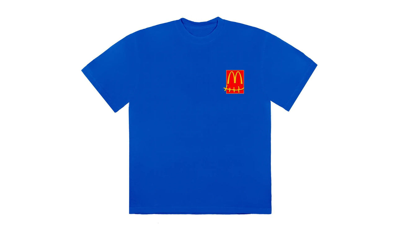 Travis Scott x McDonalds Action Figure Series T-shirt Blue