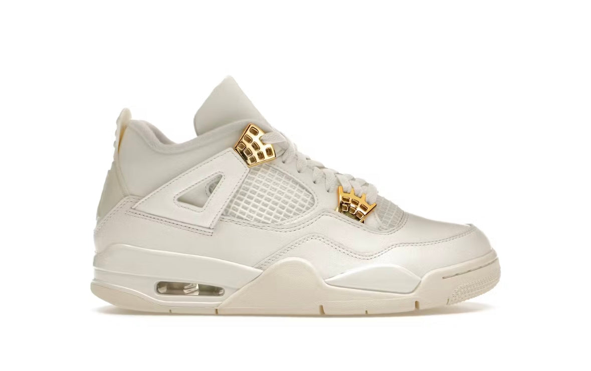 Jordan 4 Retro Metallic Gold (Women's)
