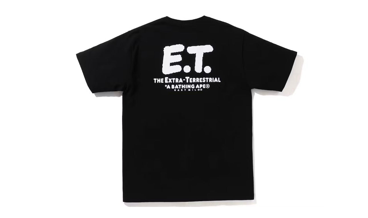 BAPE × E.T. Baby Milo Tee Black