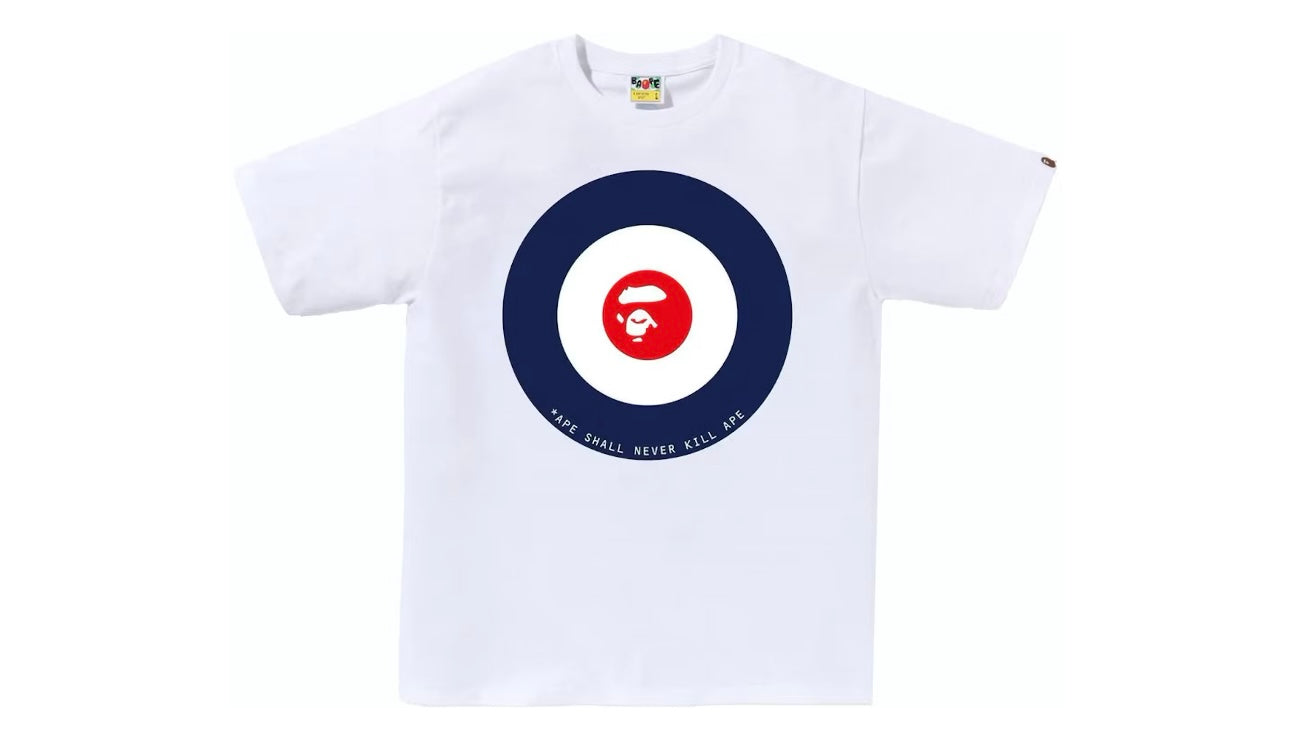 BAPE Ape Target Tee White