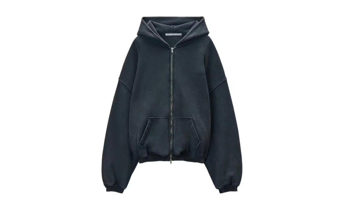 RHUDE Moonlight Zip Graphic Logo Hoodie