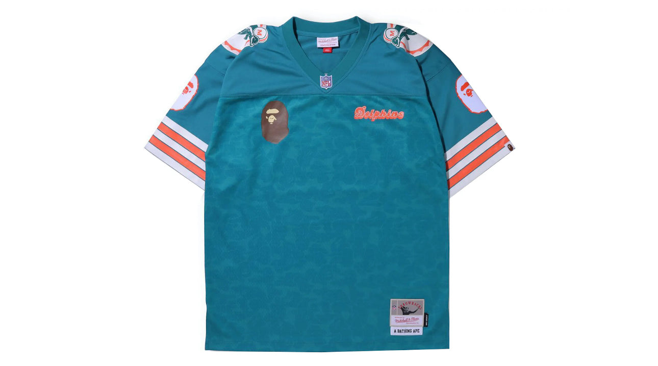 BAPE x Mitchell & Ness NFL Miami Dolphins Legacy Jersey