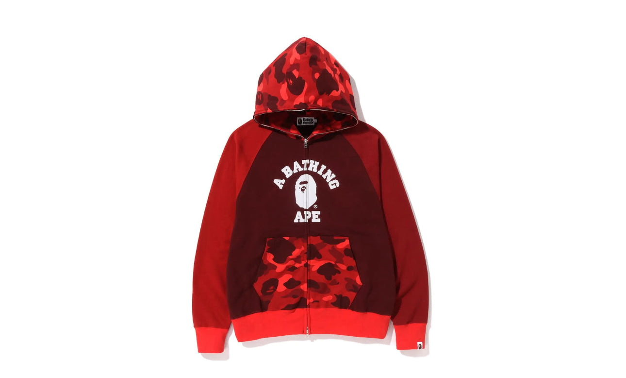 BAPE Color Camo Relaxed Fit Full
Zip Hoodie