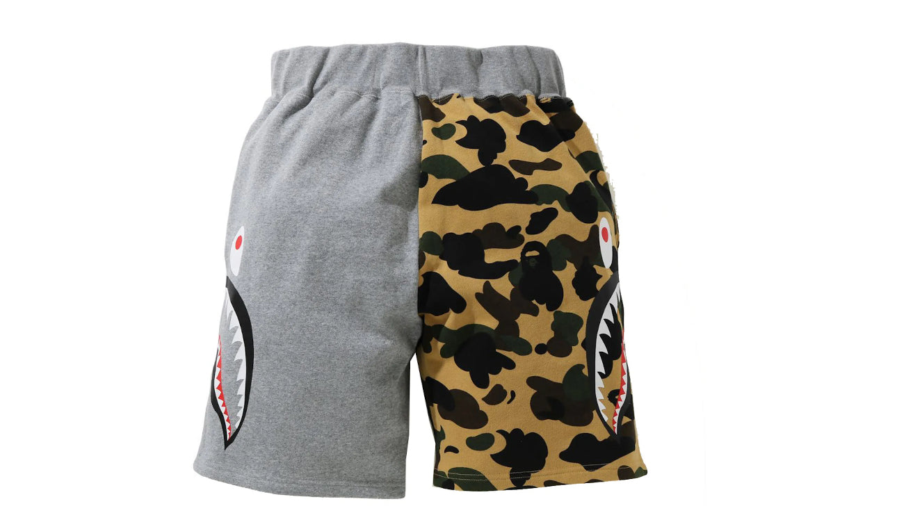 BAPE 1st Camo Half Side Shark
Sweat Shorts