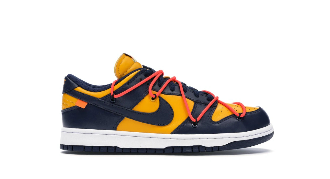 Nike Dunk Low Off-White University Gold Midnight Navy