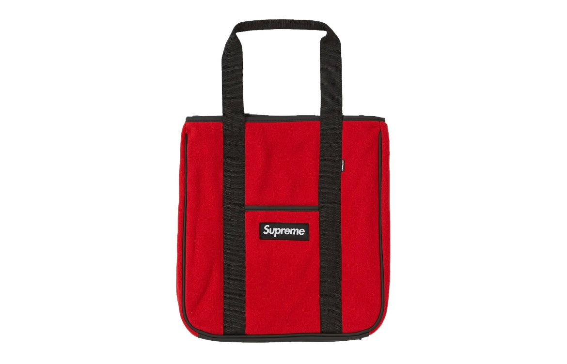 Supreme Polartec Tote Red