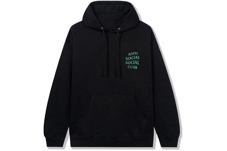 Anti Social Social Club Glitch Hoodie Black