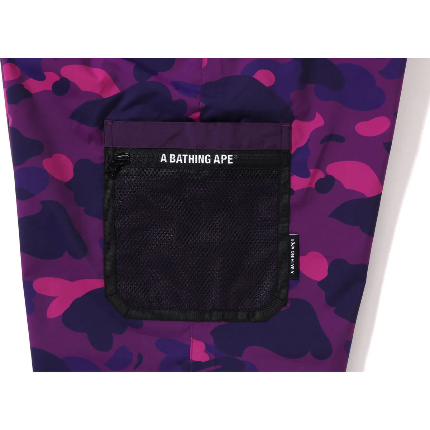 Bape Color Camo Mesh Pocket Shorts