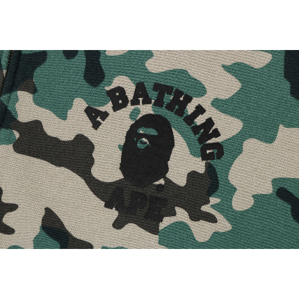 Bape Woodland Camo Loose Fit Full Zip Hoodie