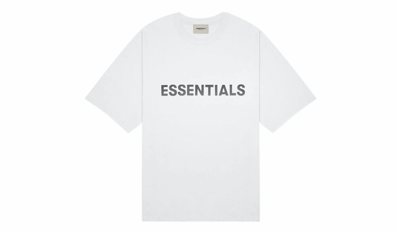 Fear of God Essentials Boxy T-Shirt Applique Logo White