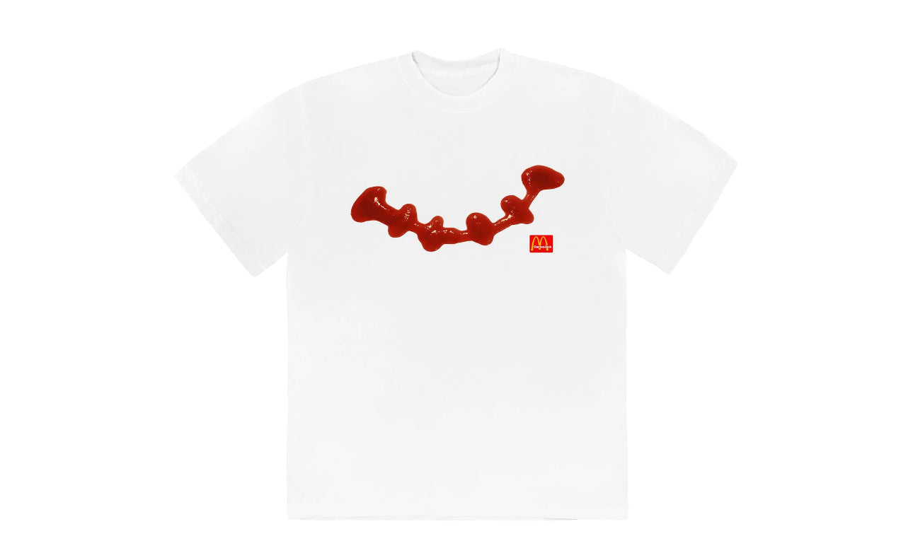 Travis Scott x McDonald's Ketchup T-shirt White