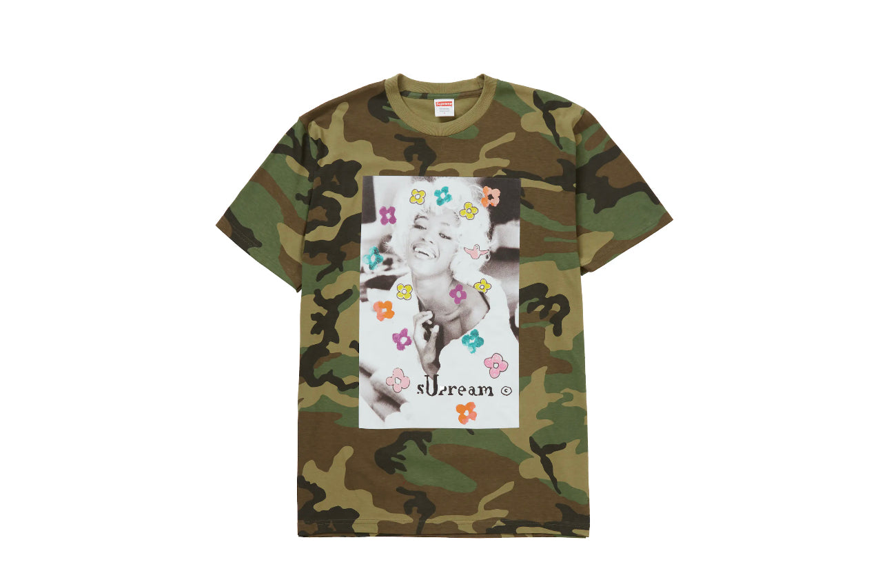 Supreme Naomi Tee Woodland Camo – Stepsshoeretailer