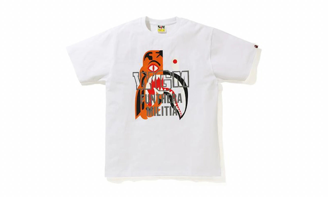 BAPE Tiger Shark Tee White