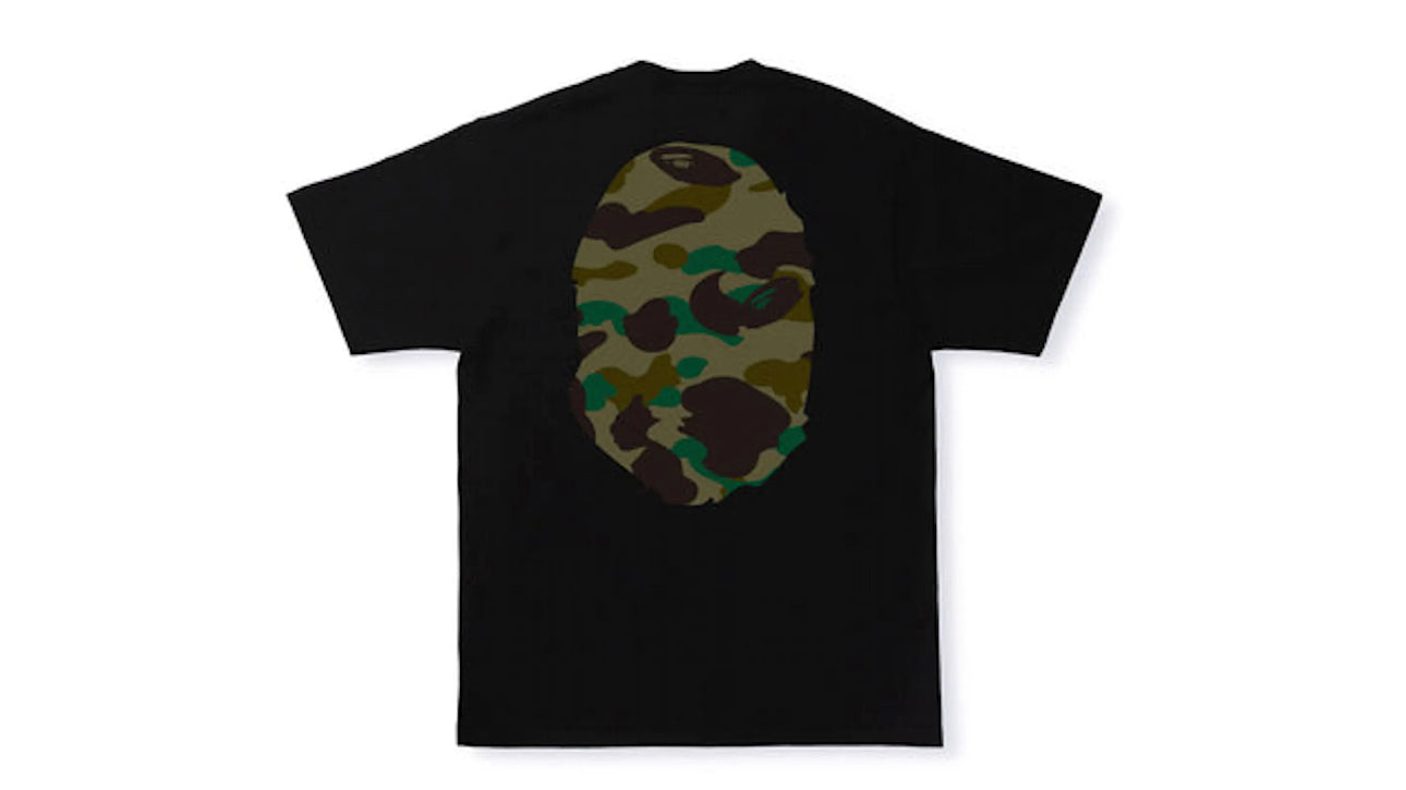 BAPE Space Camo Print College Tee Black