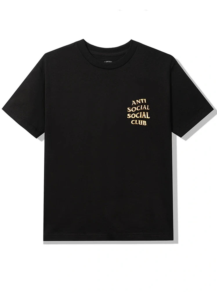 Anti Social Social Club Black Goldy Tee